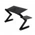  US Direct  Foldable Table Household Goods Multifunctional Folding Table 480 With Large Fan And Mouse Board Black