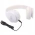  US Direct  Foldable Wireless Stereo Sports Bluetooth compatible Headphones Multi functional Headset With Microphone Compatible For Iphone ipad pc White