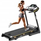 [US Direct] Folding Electric Treadmill Motorized Running Machine With Manual Incline And Hydraulic Rod Mechanism