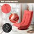  US Direct  Folding Floor Gaming  Chair For Home Office Lounging 360 Degrees Rotating Orange