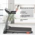  US Direct    Folding  Treadmill 1 5hp Electric Running  Jogging Walking Machine With Device Holder And Pulse Sensor 3 level Adjustable Inclining Gray