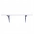  US Direct  Folding Wall mounted Computer Desk Home Office Table Workstation Trestle Desk Shelf Vanity Space Saver White