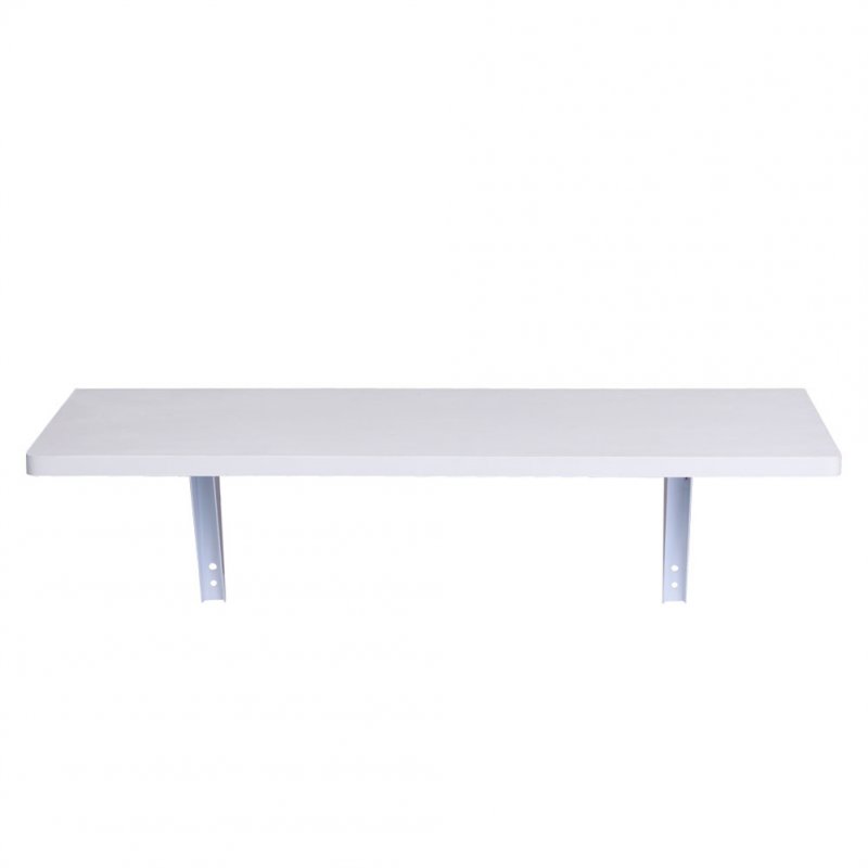 US Folding Wall-mounted Computer Desk Table Workstation Shelf Vanity