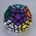 US Direct  Formula   New Arrival YJ Yuhu Megaminx Magic Cube Speed Cube for Kids and Adult   Black