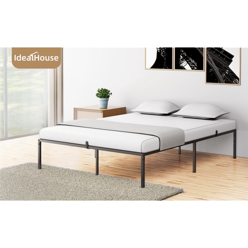 US IDEALHOUSE Full size iron bed frame