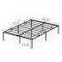  US Direct  Full Metal Platform Bed Frame with Sturdy Steel Bed Slats Mattress Foundation No Box Spring Needed Large Storage Space Easy to Assemble Non Shaking 