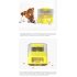  US Direct  Fun Feeder For Dog Slow Food Toy Slow Food Catapult Pet Feeding Supplies yellow