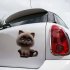 US Direct  Funny Car Body Sticker Cute  3D Cat Cartoon Widow Car Stickers