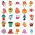  US Direct  FunsLane 12PCS Halloween Wind Up Toy Assortments for Halloween Party Favor Goody Bag Filler  12 Pieces Pack  Multicolor