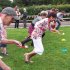  US Direct  FunsLane 14PCS Potato Sack Race Bags Set  Outdoor Lawn Games Bags  Egg and Spoon Race Games  Legged Relay Race Bands Elastic Tie Rope for All Ages K