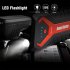  US Direct  G16 Portable Car Jump Starter With Led Screen 2000a 20800mah Emergency Start Power Supply Multifunctional Lighting Torch black red