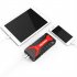  US Direct  G16 Portable Car Jump Starter With Led Screen 2000a 20800mah Emergency Start Power Supply Multifunctional Lighting Torch black red