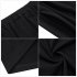 US Direct  GLORYSUNSHINE Women s Elastic Waist Solid Pocket Casual Knitted Wide Leg Pants Black S