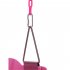  US Direct  Galvanized Iron Chain Swing With Buckle For Kids Indoor Outdoor Swing Pink