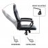  US Direct  Gaming Chair Ergonomic Leather Recliner Racing Computer Chair High Back Adjustable Swivel Executive office Desk Chair E Sport Video Game Chair with 