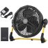  US Direct  Geek Aire 12  Rechargeable Outdoor High Velocity Fan with detachable power bank 45 24 44