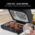  US Direct  Geek Chef Airocook 7 in 1 Air  Fryer Convection Oven With Air Frying Grilling Grilling Roasting Baking black