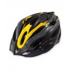 US Generic Cycling Bicycle Adult Bike Safe Helmet Carbon Hat With Visor 19 Holes Blue black yellow