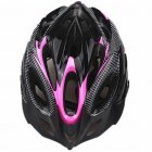 US Generic Cycling Bicycle Adult Bike Safe Helmet Carbon Hat With Visor 19 Holes Blue black pink