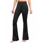 [US Direct] GloryStar Women's Sports Pants Solid Color Bootcut Yoga Pants with 4 Pockets