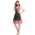  US Direct  Glorystar Women s Stylish Plaid Party Dress Suits for Beer Festival Lattice Stitch Classic Retro A Swing Dress