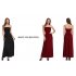  US Direct  Glorystar Womens Strapless Ruched Casual Maxi Dress With Pocket