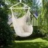  US Direct  Hammock Chair Durable Solid Color Hanging Chair With Two Pillow For Home Decoration Beige