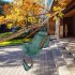  US Direct  Hanging Chair Oxford Cloth Hardwood Maximum Load bearing 100kg Hanging Chair With Cup Holder For Seaside Courtyard green
