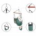  US Direct  Hanging Chair Oxford Cloth Hardwood Maximum Load bearing 100kg Hanging Chair With Cup Holder For Seaside Courtyard green