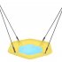  US Direct  Hexagonal Swing Diameter 100cm 2 Hooks Removable Swing Toy For Kids Boys Girls Yellow blue