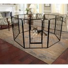 [US Direct] High Quality Wholesale Cheap Best Large Indoor Metal Puppy Dog Run Fence / Iron Pet Dog Playpen