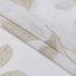  US Direct  Home Curtain Large Leaf Paint Printed Small Short Window Curtain 26  24  2 natural color