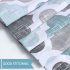  US Direct  Home Polyester Cotton Bathroom Morocco Printing Pattern Decor Shower Curtain Light Blue Gray 72   72  
