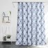  US Direct  Home Polyester Cotton Bathroom Morocco Printing Pattern Decor Shower Curtain green grey 72  84 