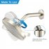  US Direct  Hosslly Rainfall Shower Head High Pressure 360   Adjustable   Brushed Nickel