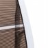  US Direct  Household Awnings Washable Quick Dry High Strength Brown Board White Bracket Door Window Canopy 100 X 80cm