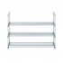  US Direct  Houseware 3 Tier Stackable Shoes  Rack Storage Shelf For Home Hotel gray