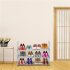  US Direct  Houseware 3 Tier Stackable Shoes  Rack Storage Shelf For Home Hotel gray