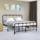  US Direct  IDEALHOUSE Full Size Metal Bed Frame Platform Bed