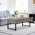  US Direct  IDEALHOUSE Lift Top Coffee Table with Hidden Storage   Grey
