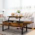  US Direct  IDEALHOUSE Lift Top Coffee Table with Hidden Storage   Vintage