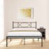  US Direct  IDEALHOUSE Metal Platform Bed Frame with Sturdy Steel Bed Slats   Full Size