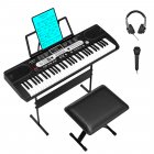 US IDEALHOUSE Musical Instrument 61-Key Beginners Electric Keyboard Piano