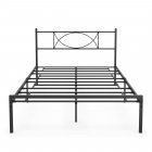 [US Direct] Idealhouse X type iron bed