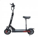  US Direct  Ienyrid M4 Pro Electric Scooter With Seat 500w Motor 19 Mph 40 Miles Aluminum Alloy Folding Electric Scooter black
