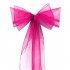  US Direct  Imixcity Beautiful Organza Chair Ribbon Bows Sash for Wedding or Banquet Rose 10PCS