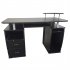  US Direct  Integrated Melamine Board Computer Desk Home Computer Table With Multiple Drawers Office Furniture Supplies black