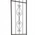  US Direct  Iron Arch Rust resistant Plant Climbing Frame With Bridge Roof For Support Climbing Flowers Vegetable 99x44 5x229cm black
