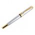  US Direct  JinHao 250 Stainless Steel Gold Trim Fountain Pen   Medium