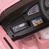  US Direct  Kids 12v Electric  Car Dual Drive Remote Control 3 Speeds Led Lights Car Toy Pink